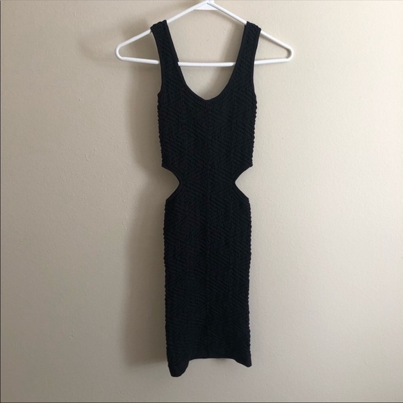 Bebe Little Black Cutout Dress - Picture 3 of 7